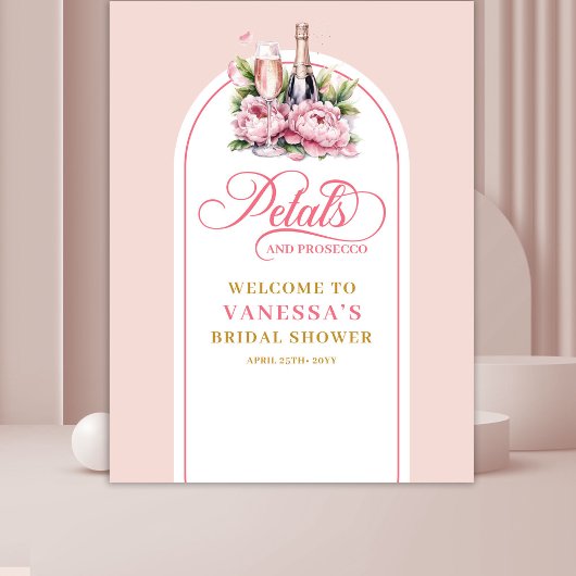 Tenture Pétales de rose gold moderne et mur d'événement pr