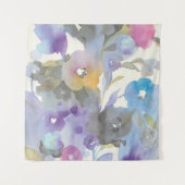 Tenture Pétales en pastel pourpres du jardin | de bijou (Devant (Horizontal))