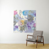 Tenture Pétales en pastel pourpres du jardin | de bijou (En situation)