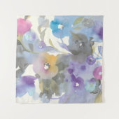 Tenture Pétales en pastel pourpres du jardin | de bijou (Devant)