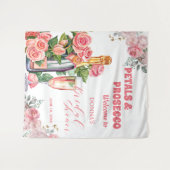 Tenture Pétales et Fête des mariées de poursuites Contexte (Devant (Horizontal))