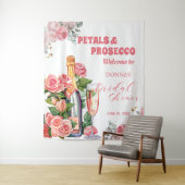 Tenture Pétales et Fête des mariées de poursuites Contexte (En situation)