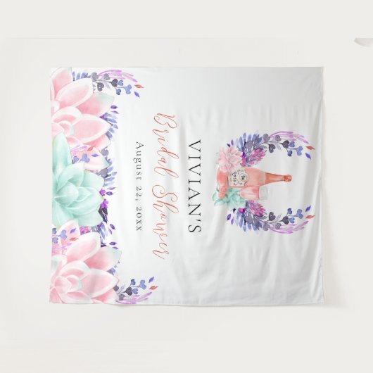 Tenture Pétales Modernes & Prosecco Mariage sous Forme de (Devant (Horizontal))