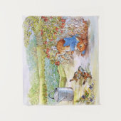 Tenture Peter le lapin Tumbling dans Vegie Patch (Devant)