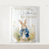 Tenture Peter Le Rabbit Aquarelle Anniversaire (Devant)