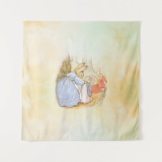 Tenture Peter Rabbit (maman) (Devant)