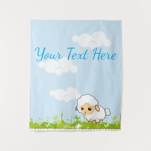 Tenture Petit Agneau Cutest (Devant)