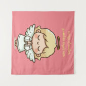 Tenture Petit ange de prière (Devant (Horizontal))