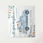 Tenture Petit Baby shower  Citrouille doux (Devant)