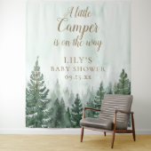 Tenture Petit Camper Pine Forest Baby shower Photo Prop (En situation)