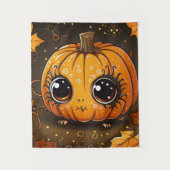 Tenture Petit Citrouille d'Halloween (Devant)