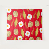 Tenture Petit déjeuner Brunch Fête d'anniversaire Enfants (Devant (Horizontal))