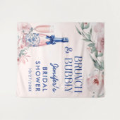 Tenture Petit déjeuner champagnisé et enterrement de vie d (Devant (Horizontal))