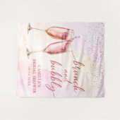 Tenture Petit déjeuner dinatoire au Champagne rosé et ente (Devant (Horizontal))