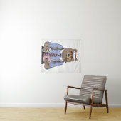 Tenture Petit déjeuner d'ours (En situation (horizontale))