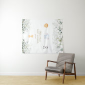 Tenture Petit éléphant et amis Baby shower Photo Booth (En situation (horizontale))