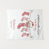 Tenture Petit ensemble de Joy Winter Teddy Bear (Devant (Horizontal))