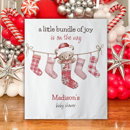 Tenture Petit ensemble de Joy Winter Teddy Bear
