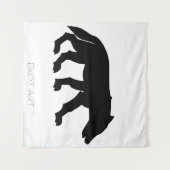 Tenture Petit loup (Devant (Horizontal))
