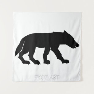 Tenture Petit loup