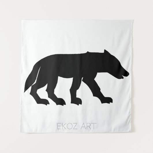 Tenture Petit loup (Devant)
