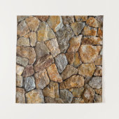 Tenture Petit mur en pierre de gravier  (Devant (Horizontal))