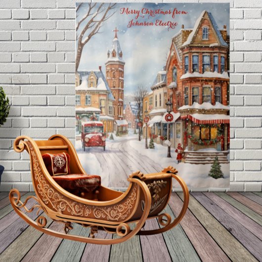 Tenture Petit Noël de ville