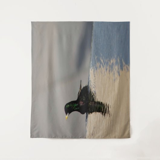 Tenture Petit oiseau sur l'eau (Devant)