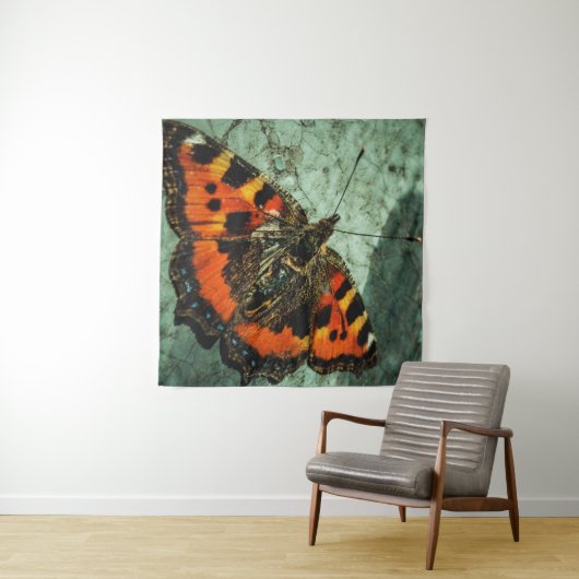 Tenture Petit papillon Tortoiseshell (En situation (horizontale))