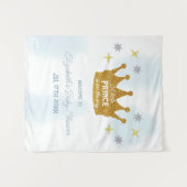 Tenture Petit Prince Garçon Baby Shower (Devant (Horizontal))