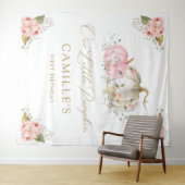 Tenture Petite Citrouille Fille Anniversaire (En situation (horizontale))