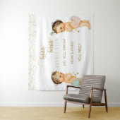 Tenture Petite Étoile Brillante Bébé Vintage Unisexe (En situation)