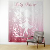 Tenture Petite fée florale arrière-plan (En situation)