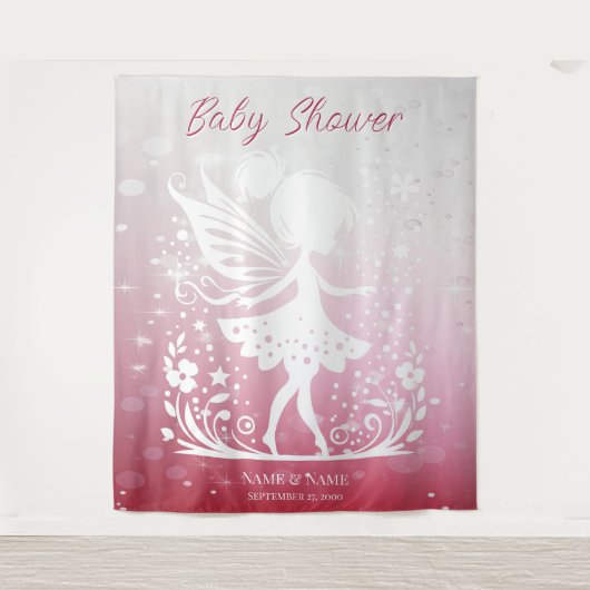 Tenture Petite fée florale arrière-plan (Devant)