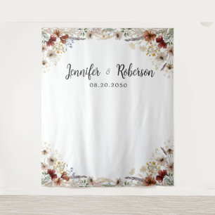 Tenture Petite Mariage Fleur sauvage
