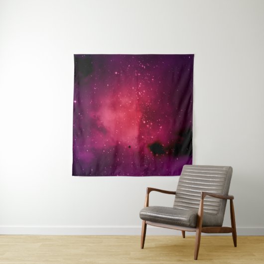 Tenture Petite partie d'un champ d'étoiles infini de l'esp (En situation)