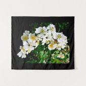 TENTURE PETITES FLEURS BLANCHES (Devant (Horizontal))