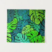 Tenture Petits Feuilles tropicaux (Devant (Horizontal))