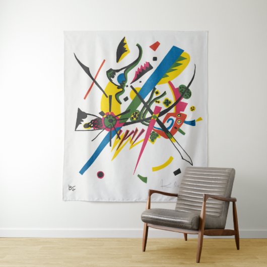 Tenture Petits Mondes 1 | Kandinsky | (En situation)