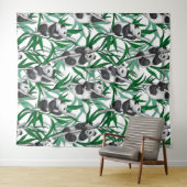 Tenture Petits panda sur (En situation (horizontale))