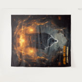 Tenture Peur Halloween fantôme Halloween pendaison (Devant (Horizontal))