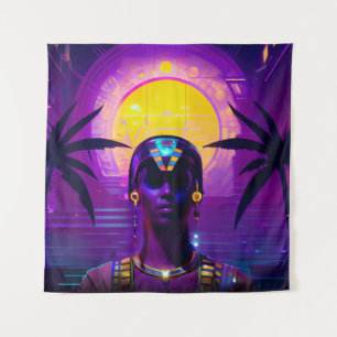 Tenture Pharaon Synthwave