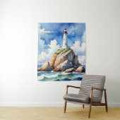 Tenture Phare au-dessus des marées (En situation)