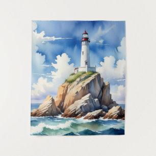 Tenture Phare au-dessus des marées