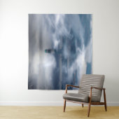 Tenture Phare dans la tempête - Mer Baltique (En situation)