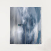 Tenture Phare dans la tempête - Mer Baltique (Devant)