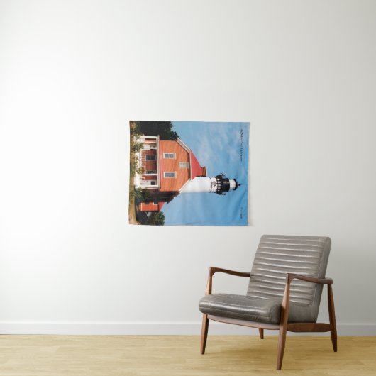 Tenture Phare d'Au Sable Point (En situation (horizontale))