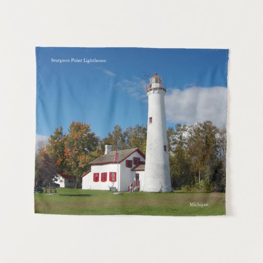 Tenture Phare de Sturgeon Point (Devant (Horizontal))