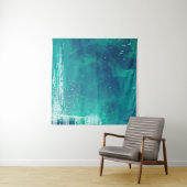 Tenture Phare et mouettes - Watercolor Ocean Scene (En situation (horizontale))