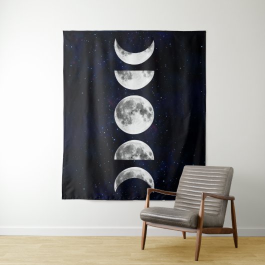 Tenture Phases de la Lune (En situation)